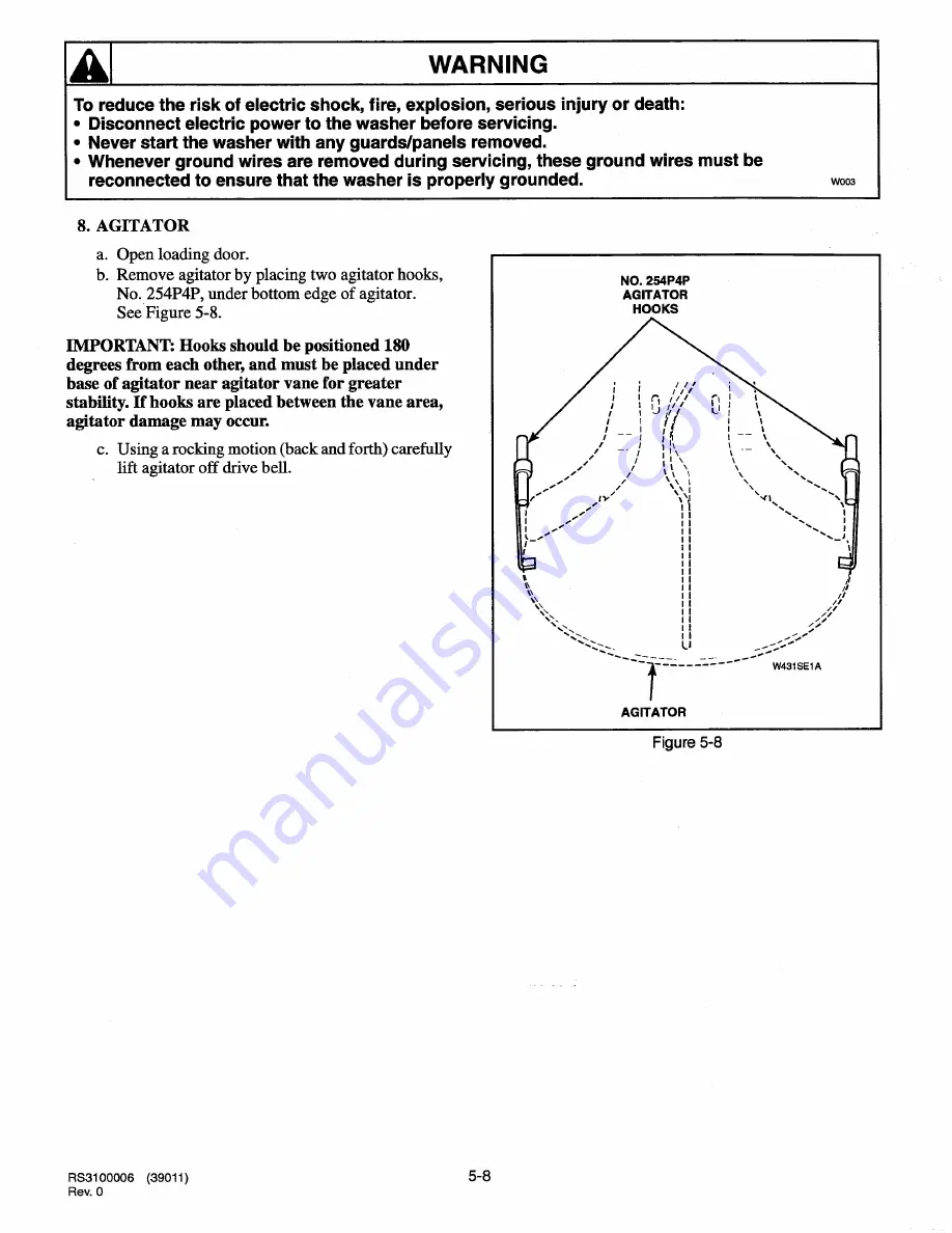 Amana LWA50AL Service Manual Download Page 32