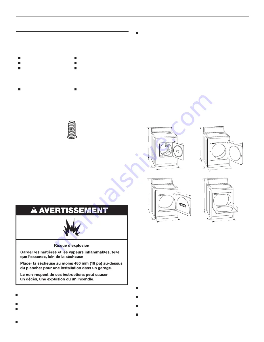 Amana MEDC400VW Installation Instructions Manual Download Page 17