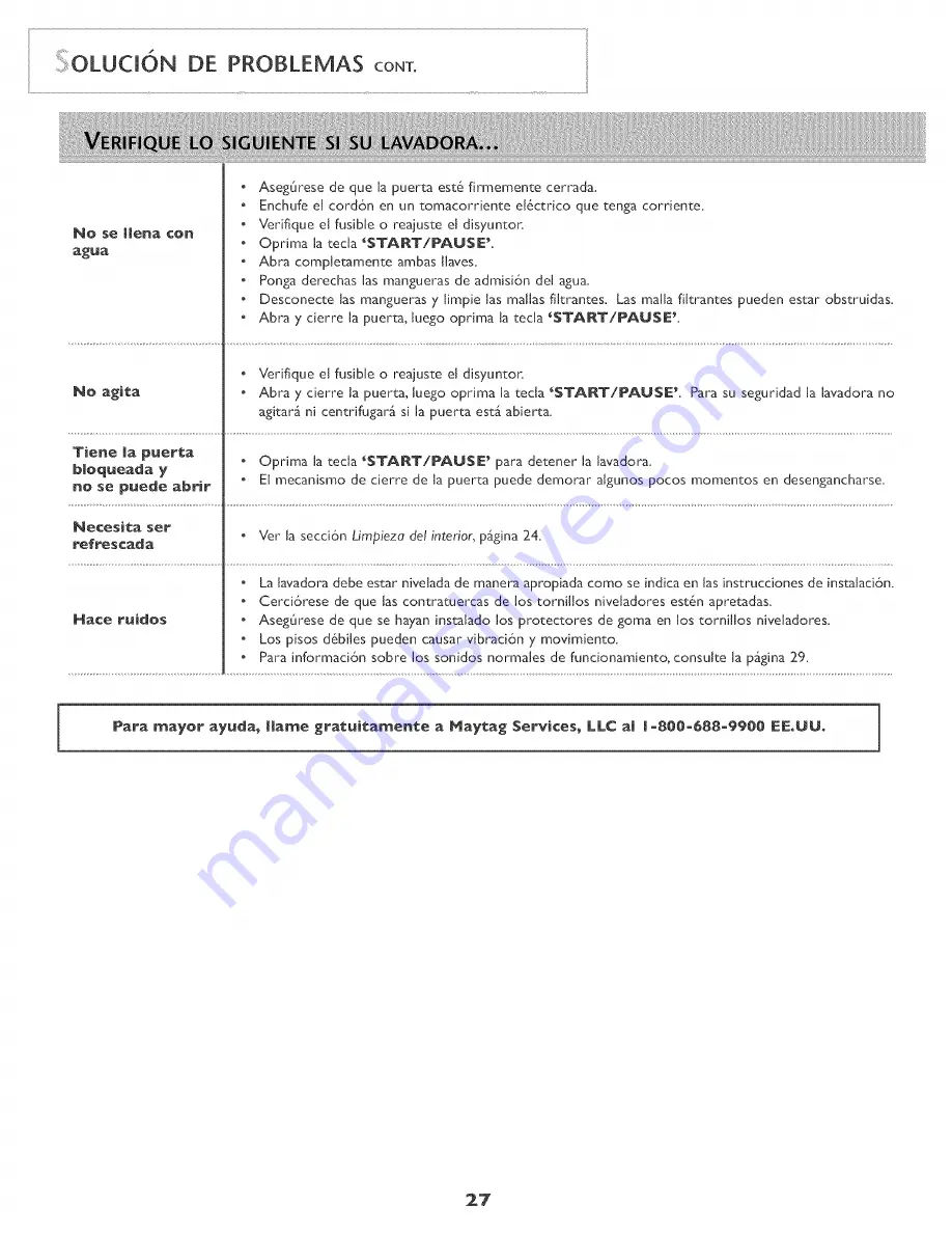 Amana NAH6800 Use & Care Manual Download Page 28