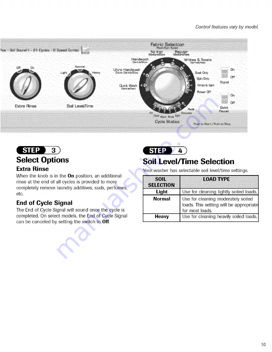 Amana NAV2335AWW Use & Care Manual Download Page 11