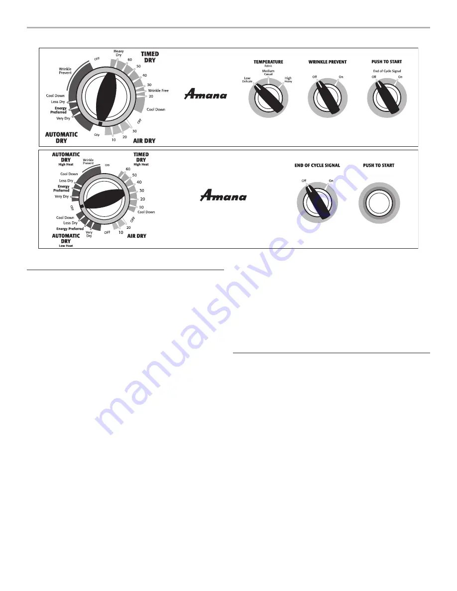 Amana NED4500VQ0 User Instructions Download Page 16