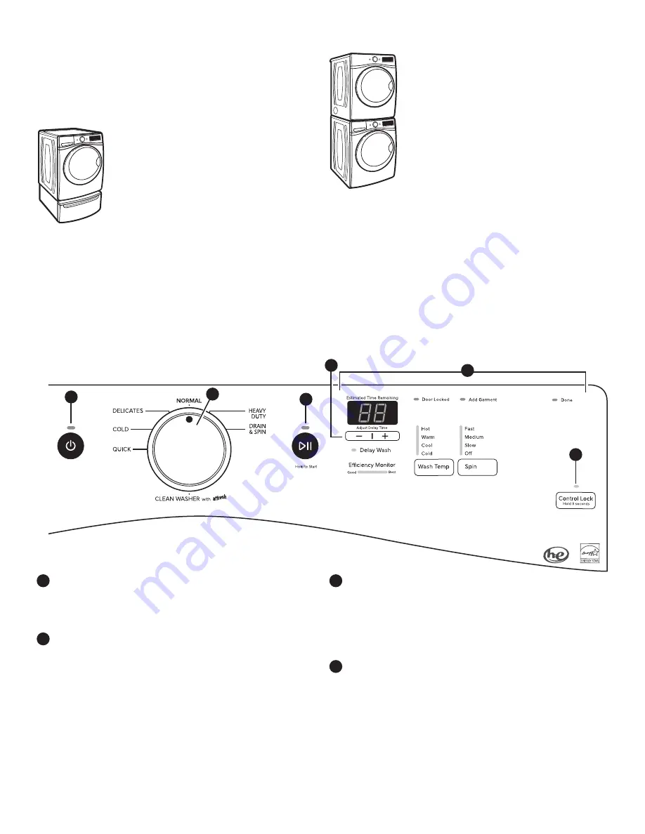 Amana nfw5800d Use & Care Manual Download Page 22