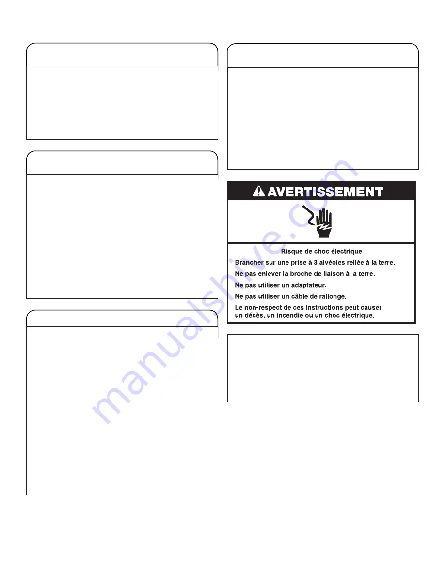 Amana nfw5800d Use & Care Manual Download Page 33