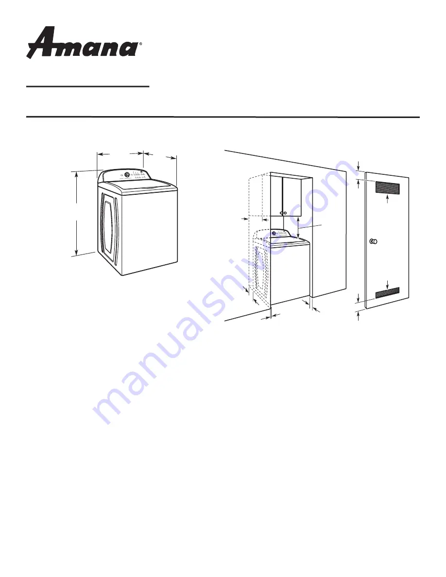 Amana NTW4501X Quick Install Download Page 1