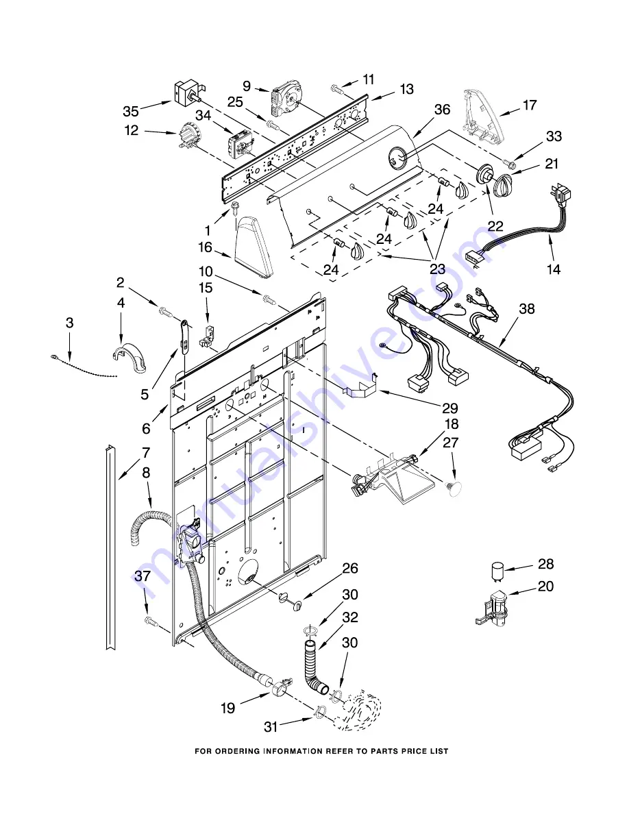 Amana NTW4600VQ1 Parts List Download Page 3