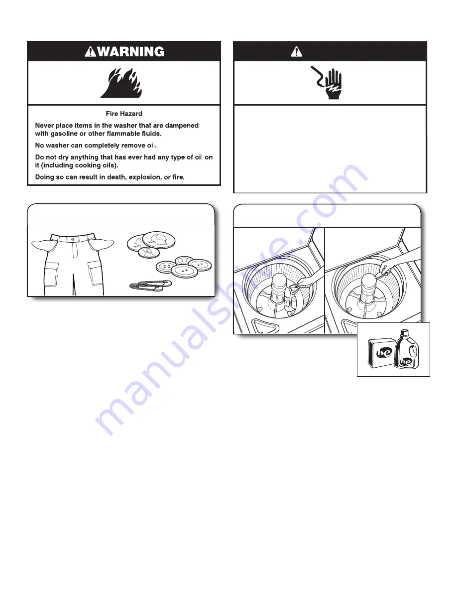 Amana NTW4605EW Use And Care Manual Download Page 7