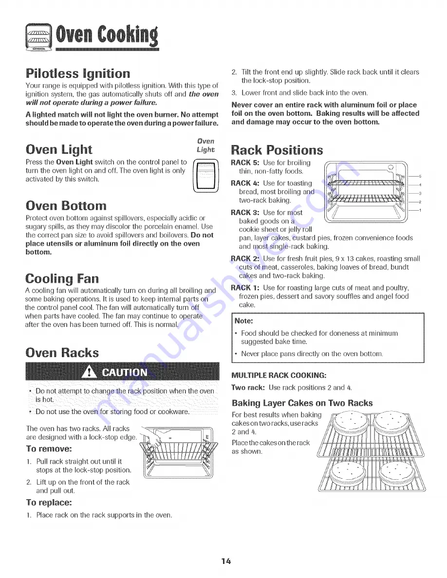 Amana PGS3759BDB Use & Care Manual Download Page 15