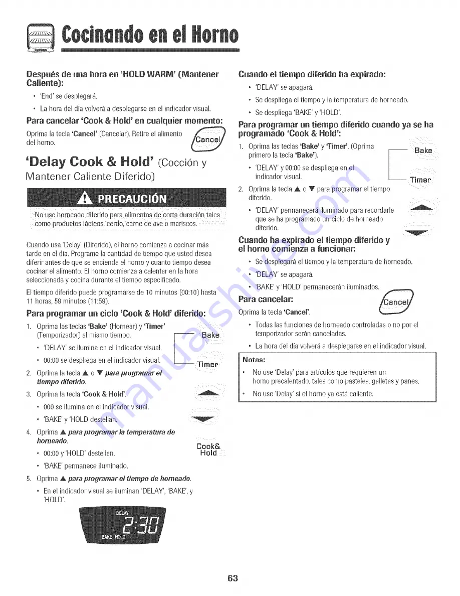 Amana PGS3759BDB Use & Care Manual Download Page 64