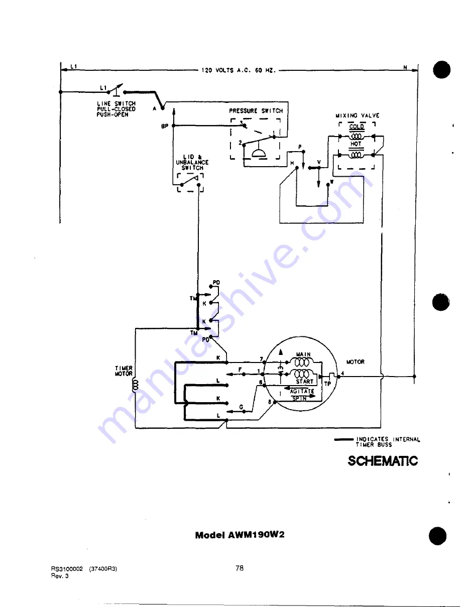 Amana Speed Queen AWM190W2 Service Manual Download Page 79