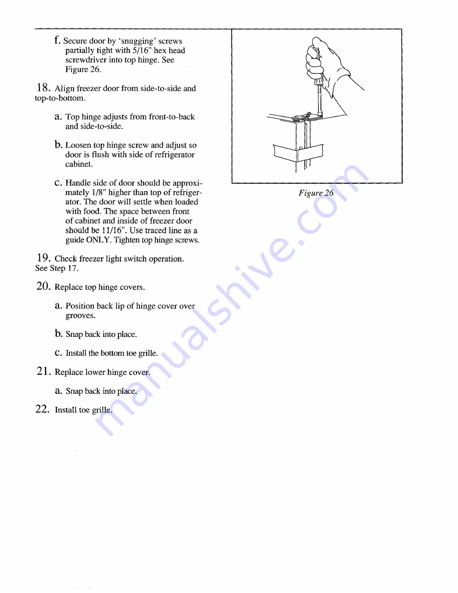 Amana TX21A3W-P1181504WW Installation Instructions Manual Download Page 13