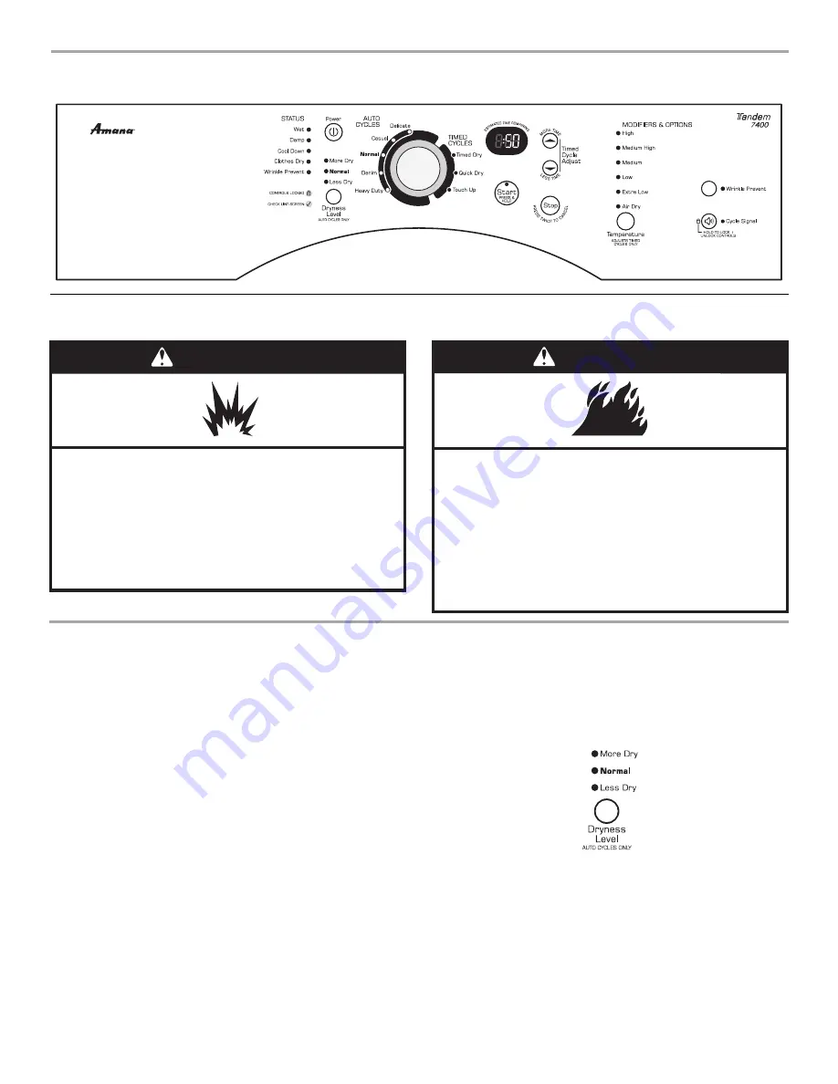 Amana W10233410A Use And Care Manual Download Page 19