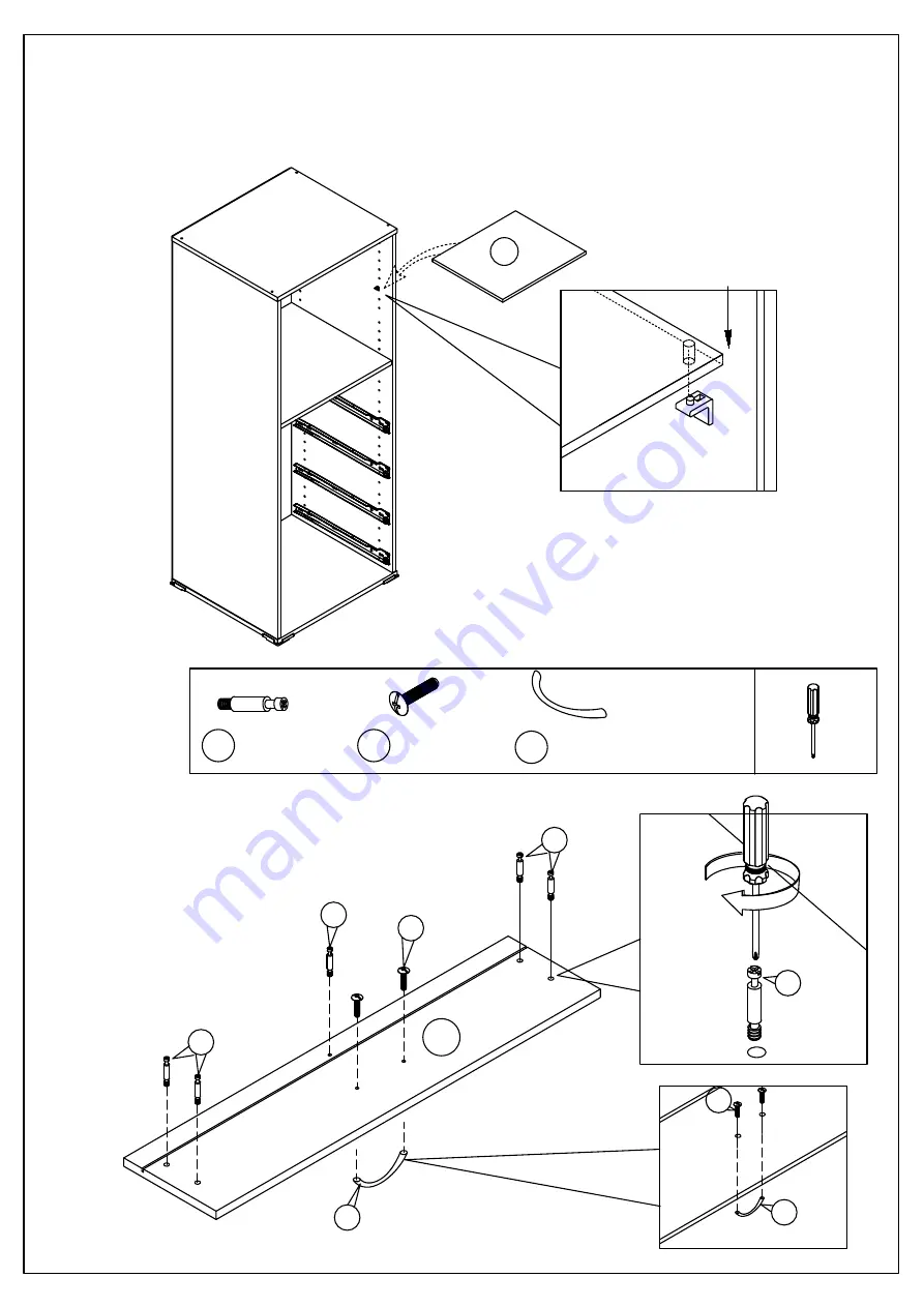 Amart Furniture 49150 Assembly Instruction Manual Download Page 10