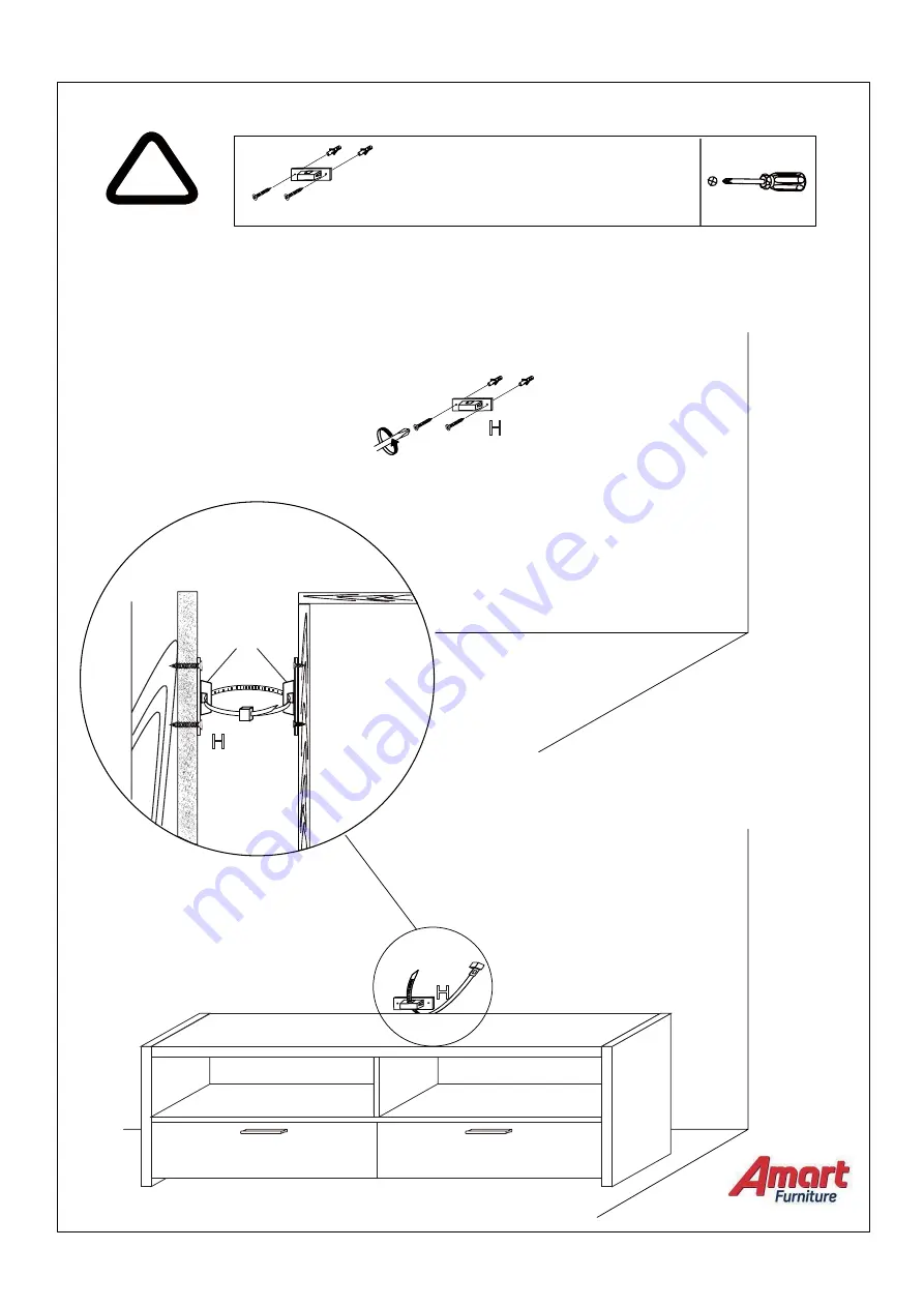 Amart Furniture 51834 Assembly Instruction Manual Download Page 12