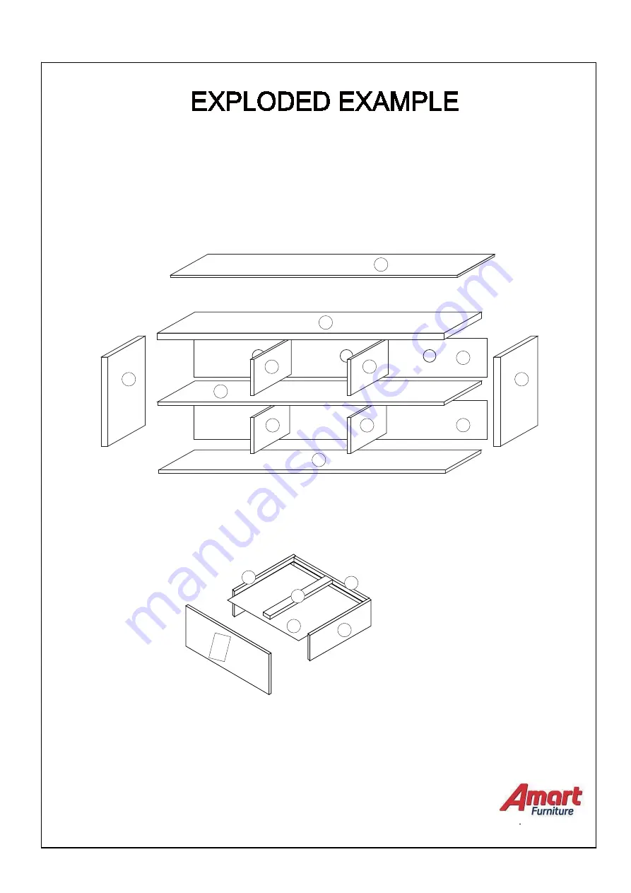 Amart Furniture 51835 Assembly Instruction Manual Download Page 3