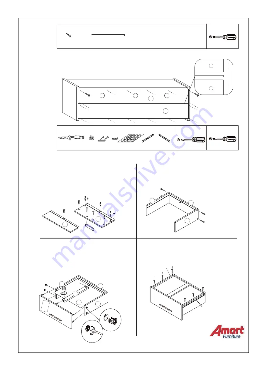 Amart Furniture 51835 Assembly Instruction Manual Download Page 10