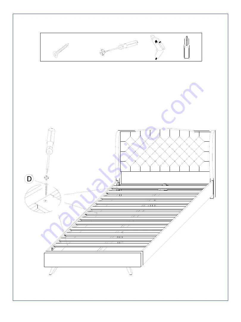 Amart Furniture 59637 Assembly Instruction Manual Download Page 7