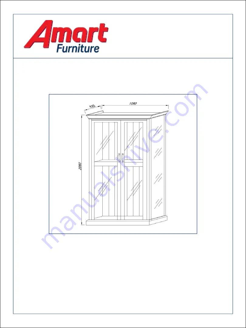 Amart Furniture 62666 Assembly Instruction Download Page 1