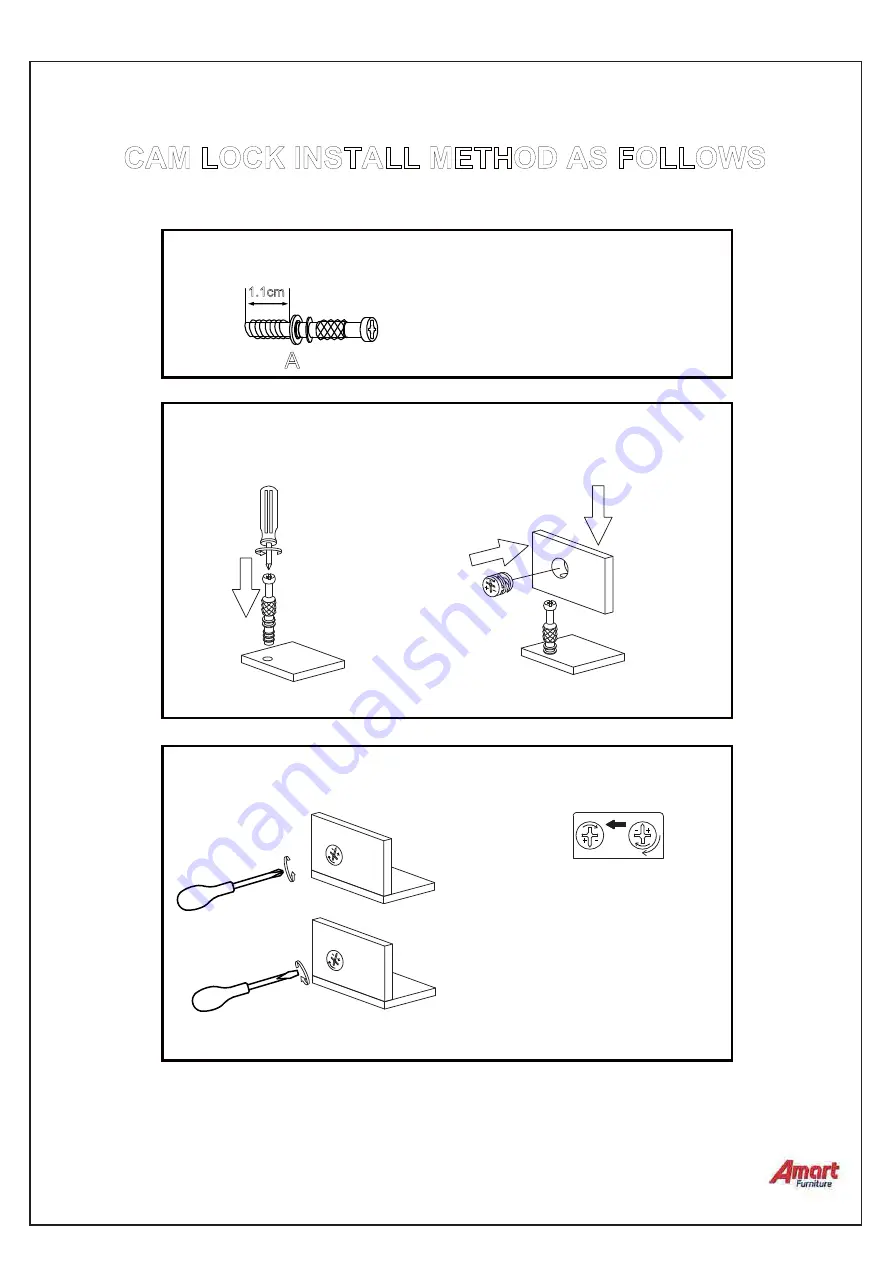 Amart Furniture 76053 Assembly Instruction Manual Download Page 5