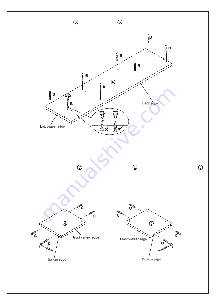 Amart Furniture ANNEKA 54582 Assembly Instruction Manual Download Page 6