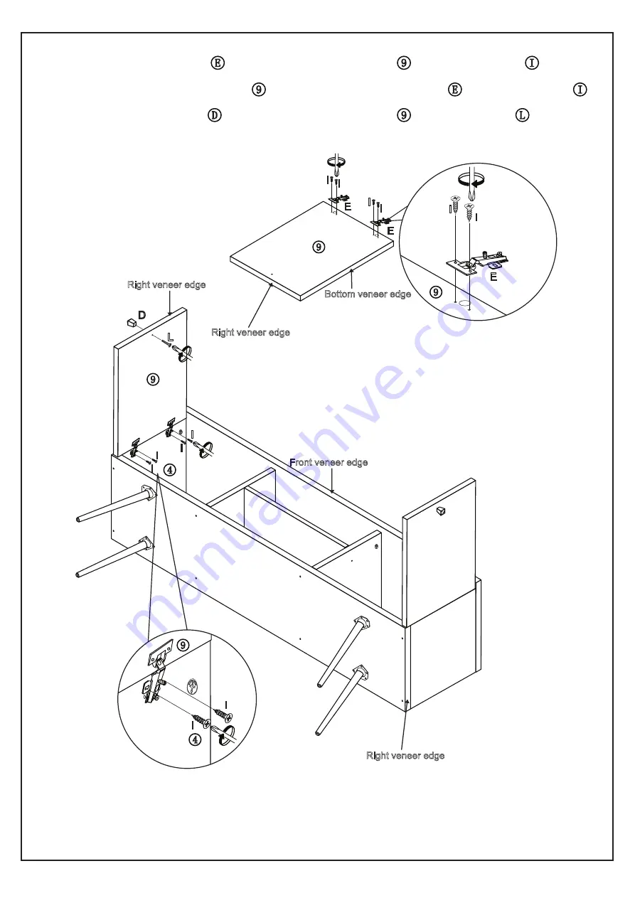 Amart Furniture ANNEKA 54582 Assembly Instruction Manual Download Page 10