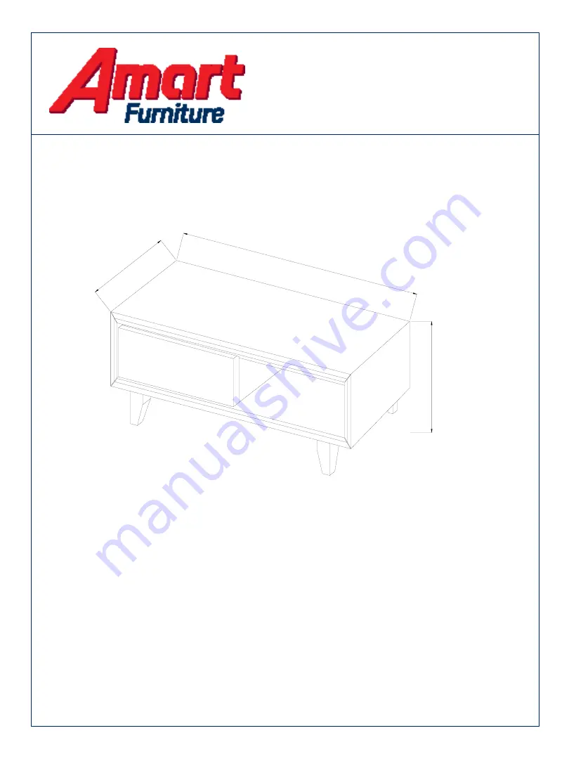 Amart Furniture ARUBA 73972 Скачать руководство пользователя страница 1