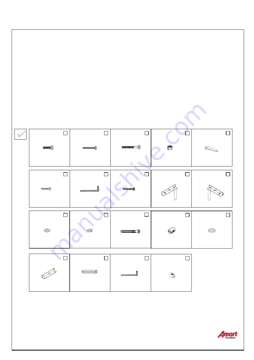 Amart Furniture ASHA 66904 Assembly Instruction Manual Download Page 4