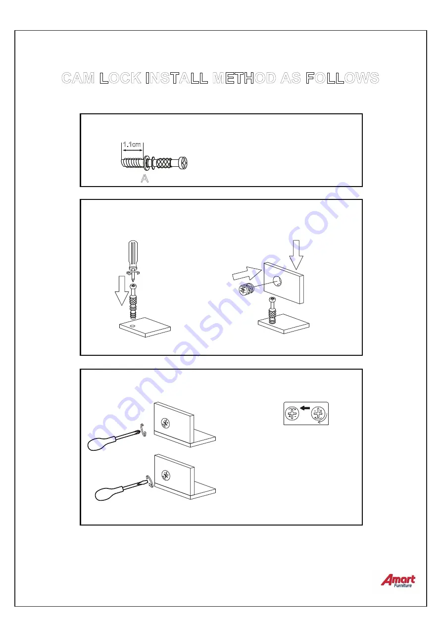 Amart Furniture ASHA 66904 Assembly Instruction Manual Download Page 5