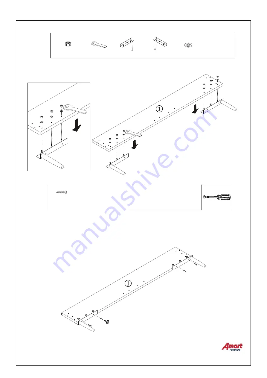 Amart Furniture ASHA 66904 Assembly Instruction Manual Download Page 7