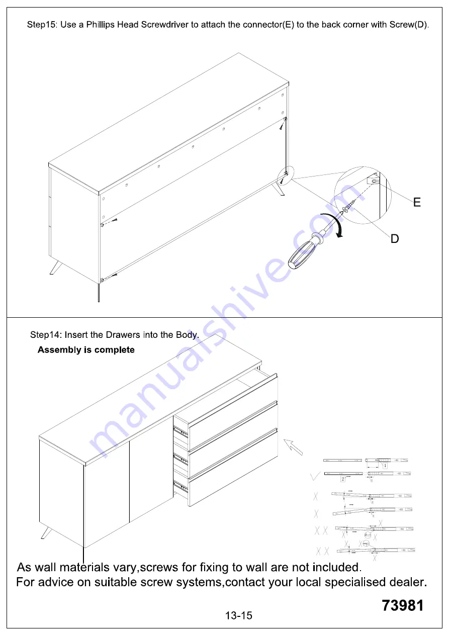 Amart Furniture AZURA 73981 Скачать руководство пользователя страница 13