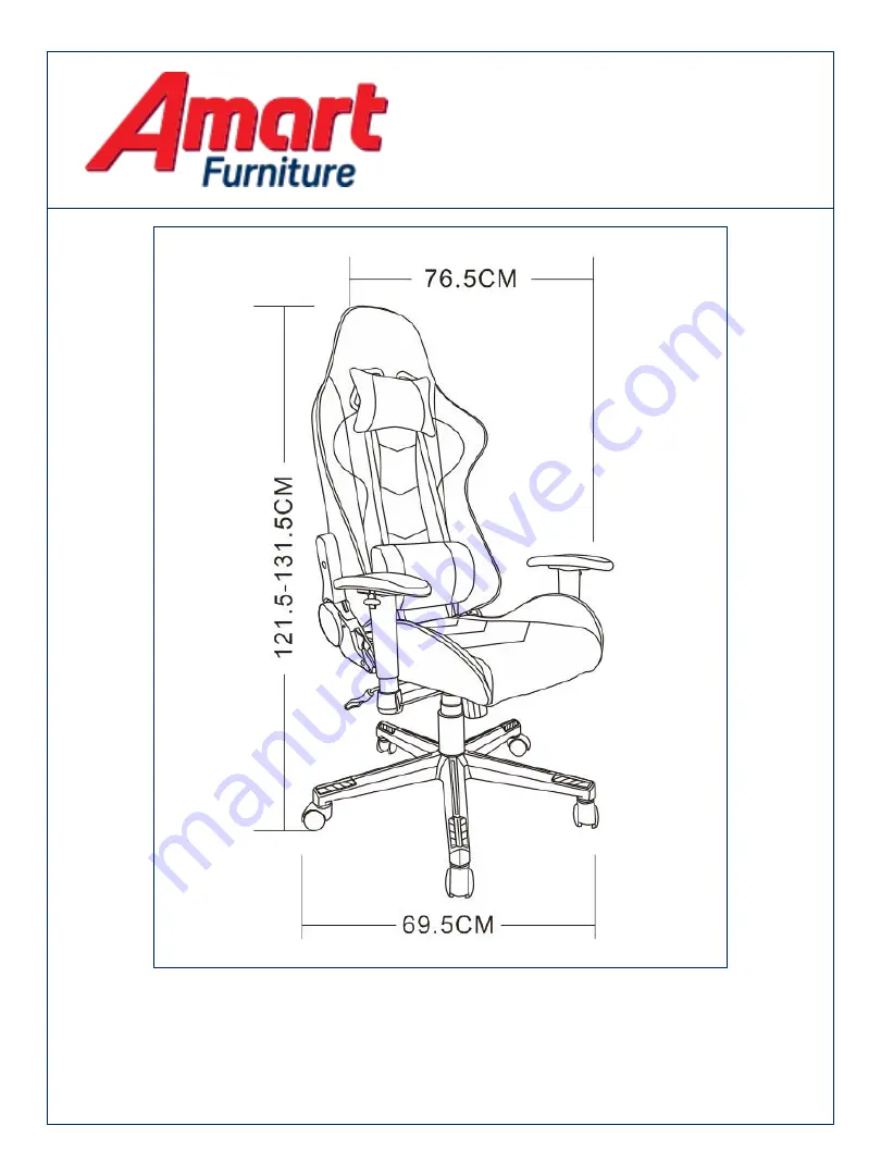 Amart Furniture BAJA 73856 Скачать руководство пользователя страница 1