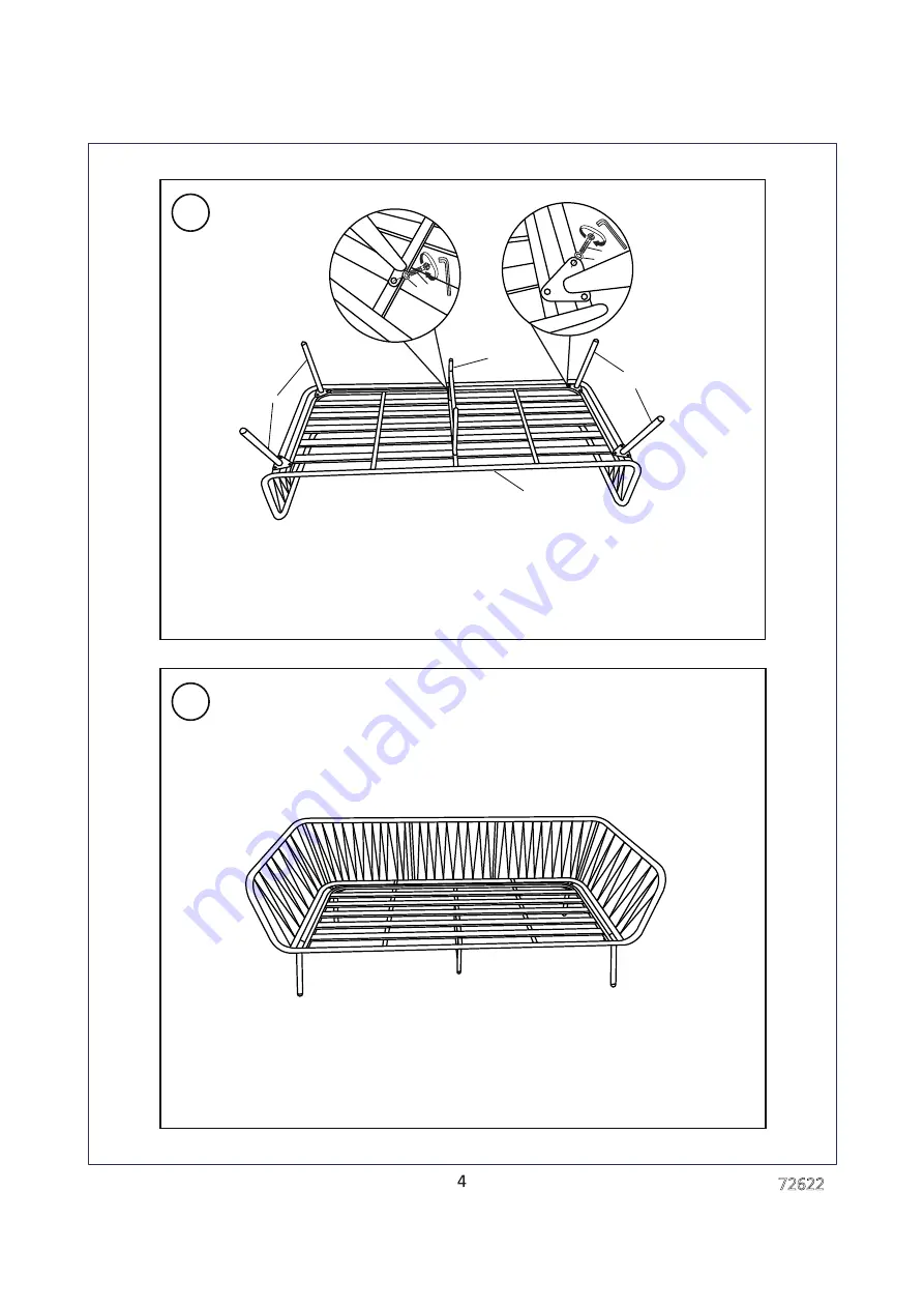 Amart Furniture BRADY 72622 Assembly Instruction Manual Download Page 4