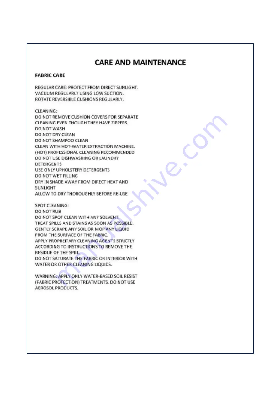 Amart Furniture CASSIUS 70812 Assembly Instruction Manual Download Page 10