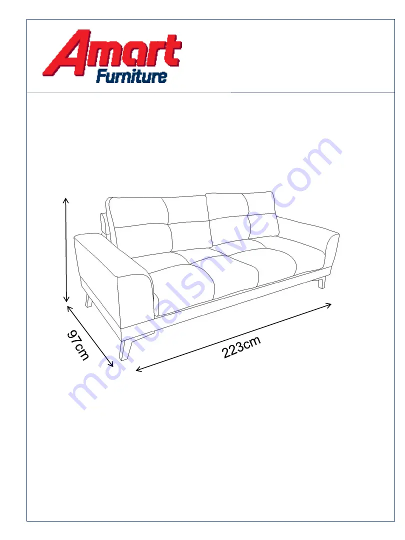 Amart Furniture CHLOE 73197 Assembly Instruction Download Page 1