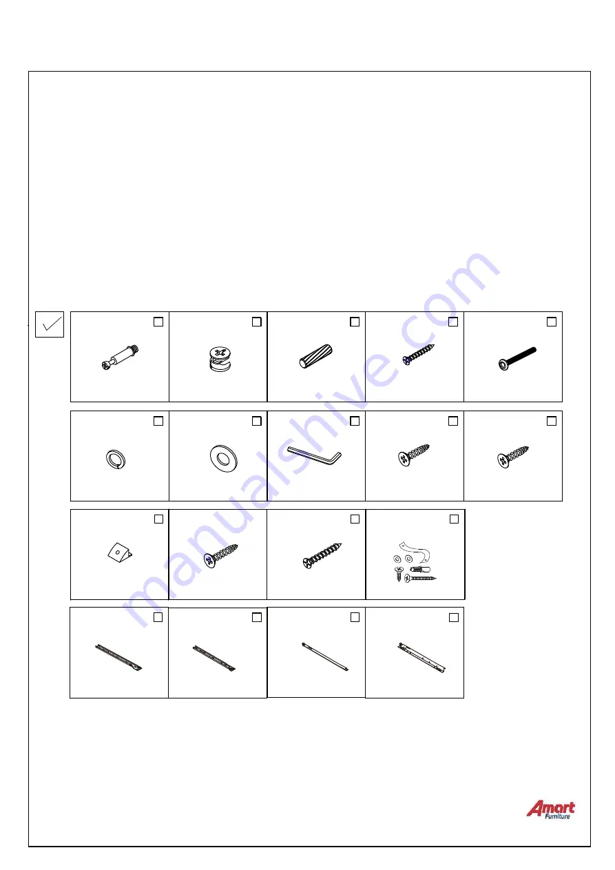 Amart Furniture DALVIN 74028 Assembly Instruction Manual Download Page 4