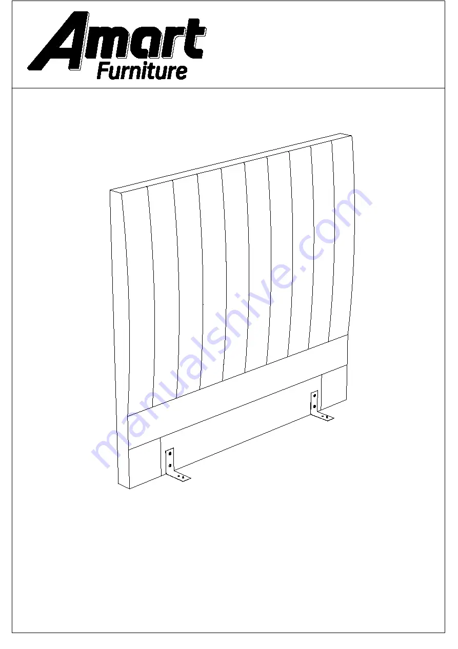 Amart Furniture DAMI 67934 Assembly Instruction Manual Download Page 1