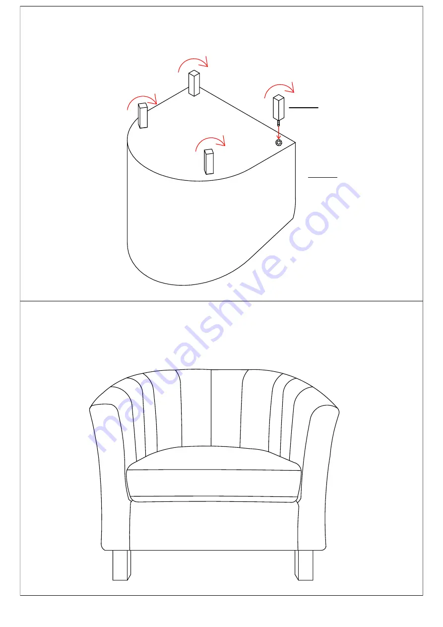 Amart Furniture DEL RICO 70328 Assembly Instruction Download Page 4