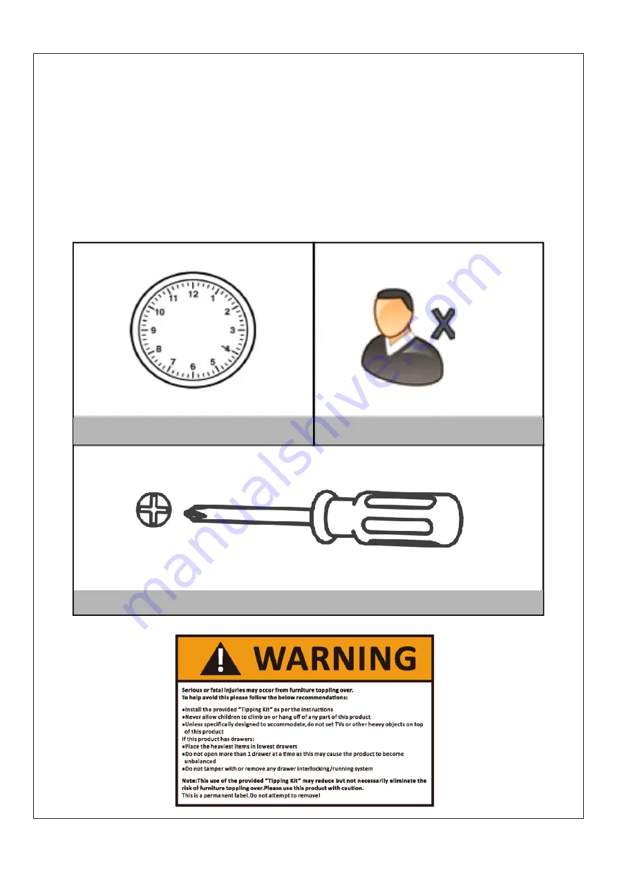 Amart Furniture FILLMORE 61351 Assembly Instruction Manual Download Page 2