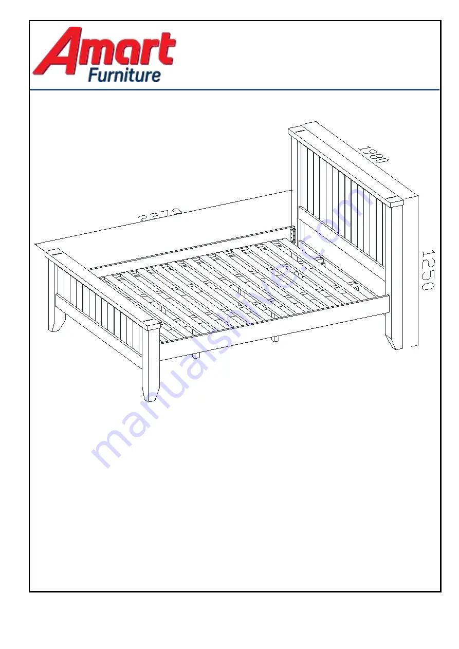 Amart Furniture FRANSCHHOEK 54065 Assembly Instruction Manual Download Page 1