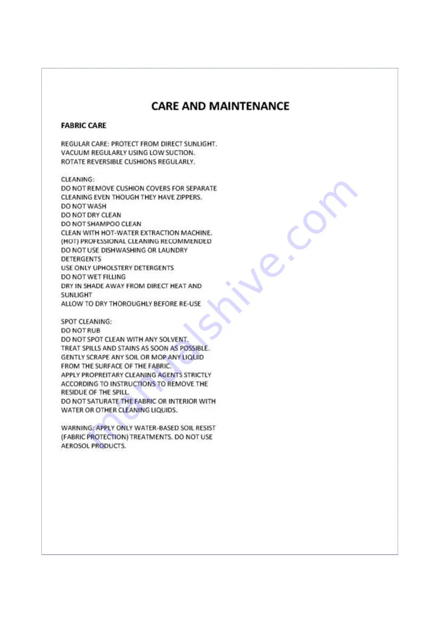 Amart Furniture GRANDVUE 66707 Assembly Instruction Manual Download Page 7