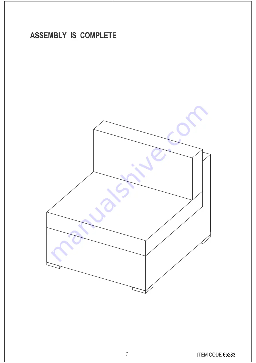 Amart Furniture HAMILTON 65283 Assembly Instruction Manual Download Page 14