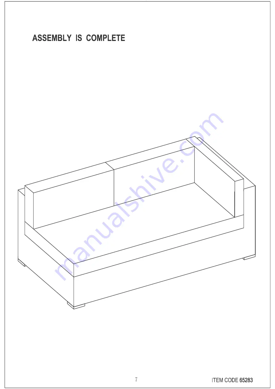 Amart Furniture HAMILTON 65283 Assembly Instruction Manual Download Page 28