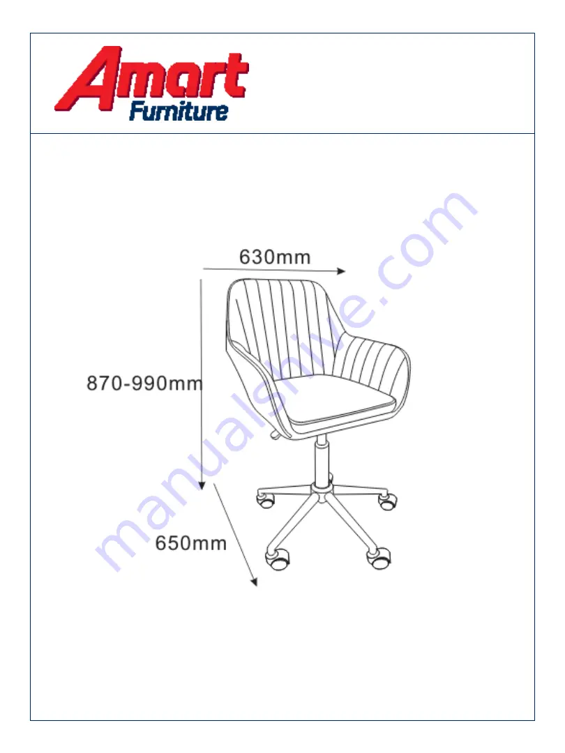 Amart Furniture HARPER 71729 Assembly Instruction Manual Download Page 1