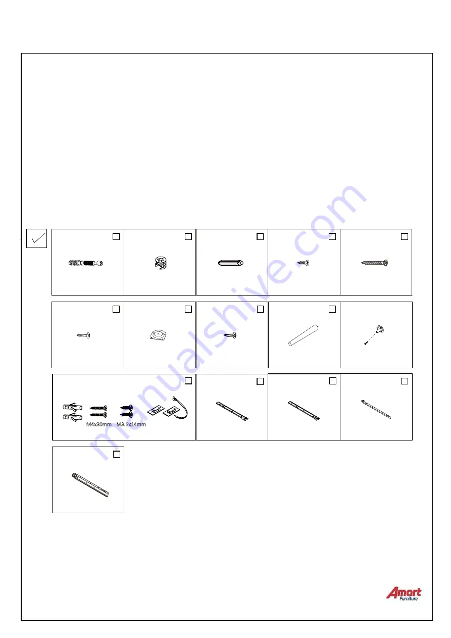 Amart Furniture KALISTA 70232 Assembly Instruction Manual Download Page 4