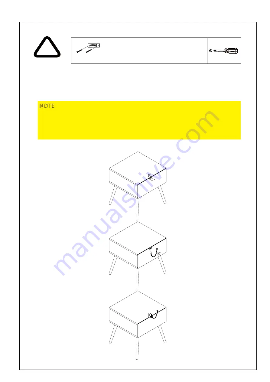 Amart Furniture KALISTA 70232 Assembly Instruction Manual Download Page 12