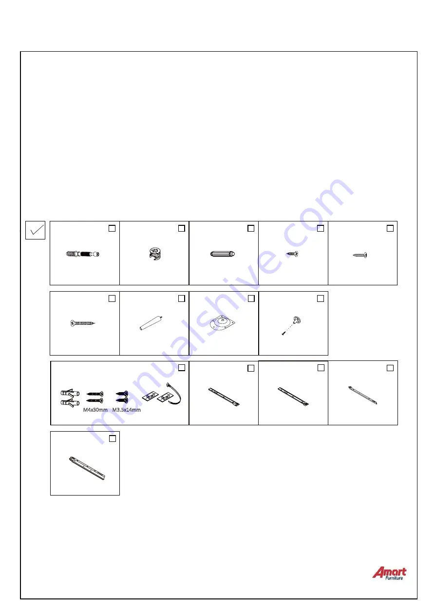 Amart Furniture KALISTA 70233 Assembly Instruction Manual Download Page 4