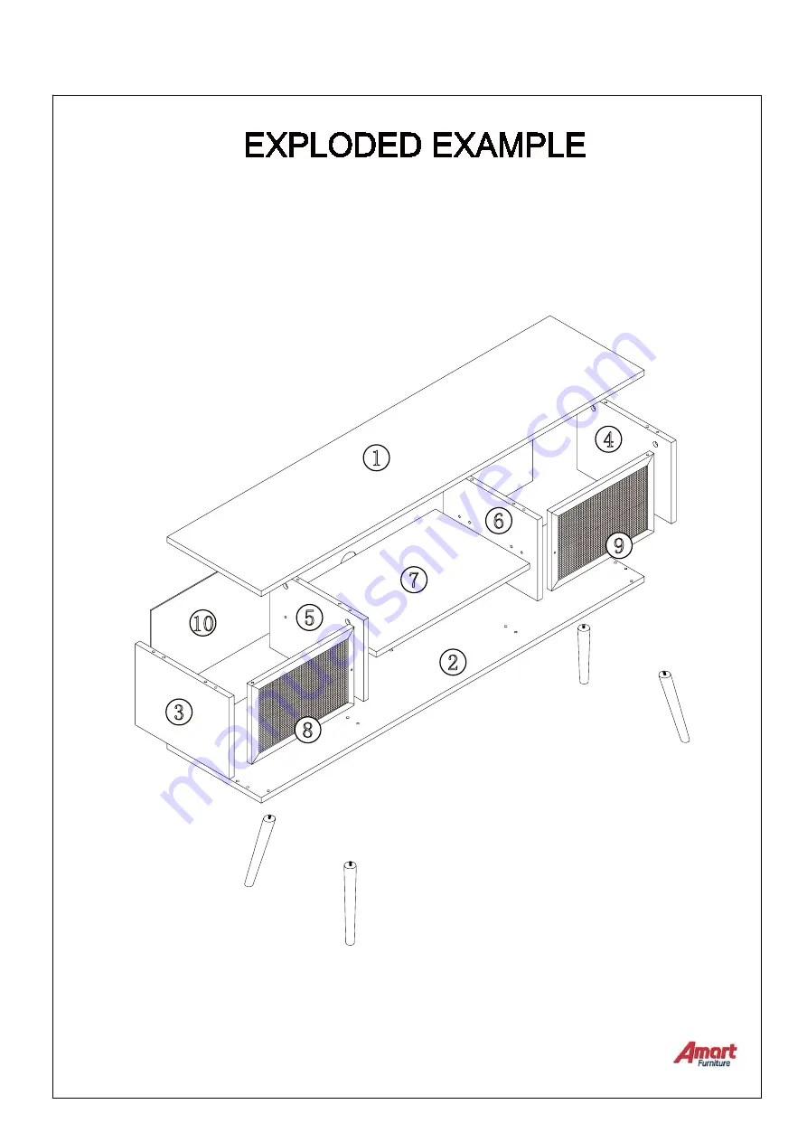 Amart Furniture KALISTA ETU 70235 Скачать руководство пользователя страница 3