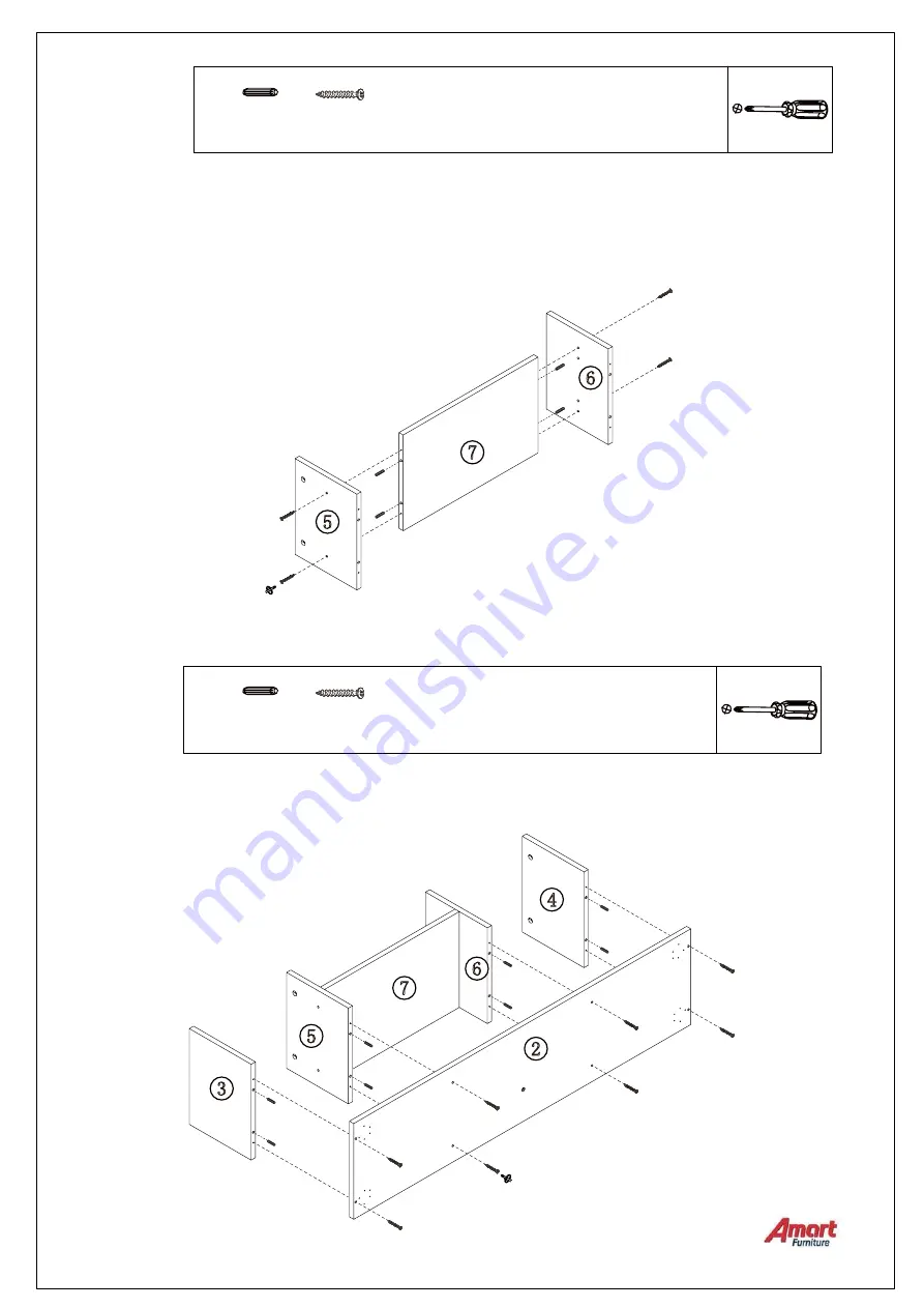 Amart Furniture KALISTA ETU 70235 Assembly Instruction Manual Download Page 7