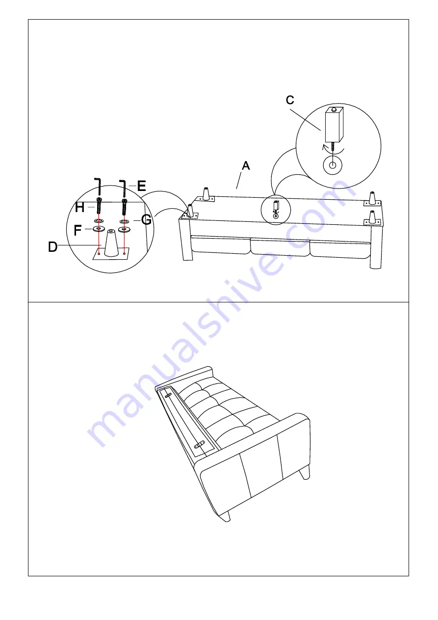 Amart Furniture KELLER 60357 Assembly Instruction Manual Download Page 4