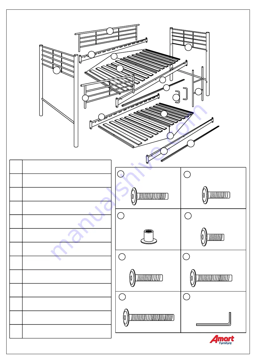 Amart Furniture KIDZ MK2 64838 Скачать руководство пользователя страница 3