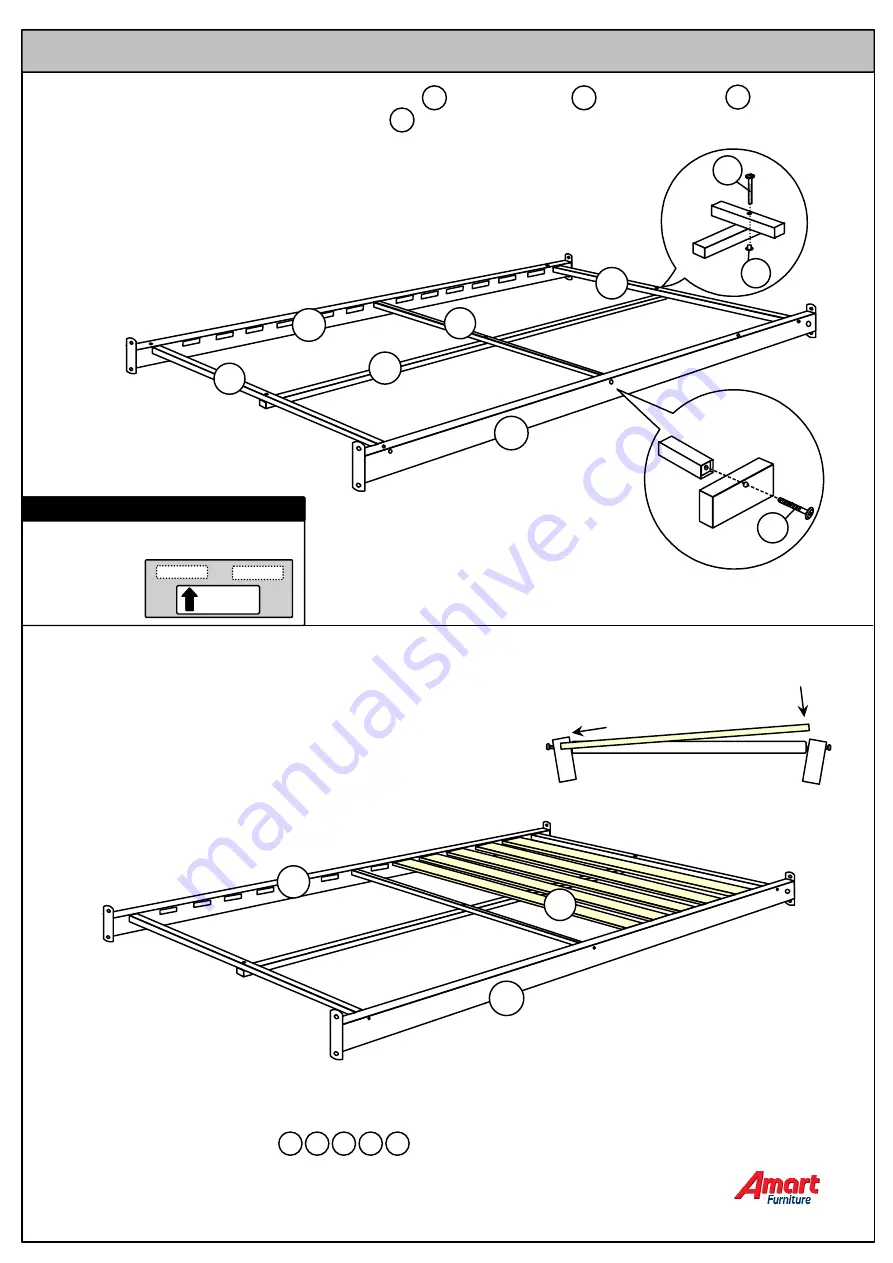 Amart Furniture KIDZ MK2 64838 Assembly Instructions Manual Download Page 4